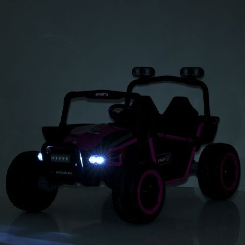 Зображення товару Двомісний дитячий джип М 6207 EBLR-6(24V): 180W / 8 км, 2x12V7AH, EVA, пульт 2,4 - ЖОВТИЙ на Raspashonka.ua фото 11