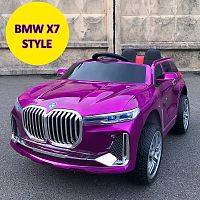 Детский электромобиль джип YT-3588 VIOLET PAINT BMW фиолетовый