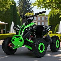 квадроцикл подростковый profi hb-eatv 1200q-5st: 1200w, 48v 12а, 27 км/ч, до 80 кг - зеленый - Raspashonka.ua