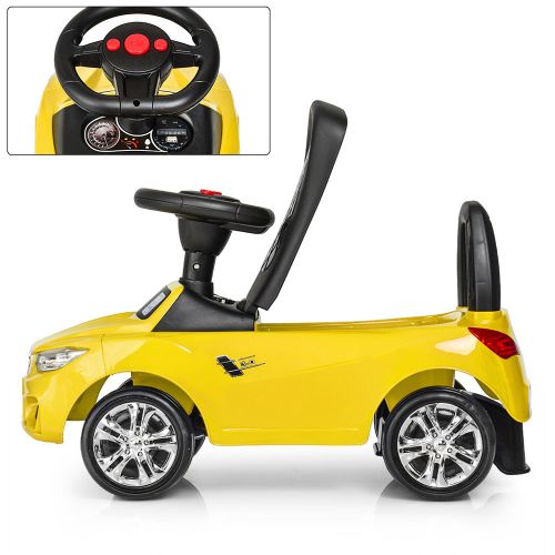 Картинка товара Детская машина-толокар BAMBI M 3147B(MP3)-6: ЖЕЛТАЯ на Raspashonka.ua фото 3