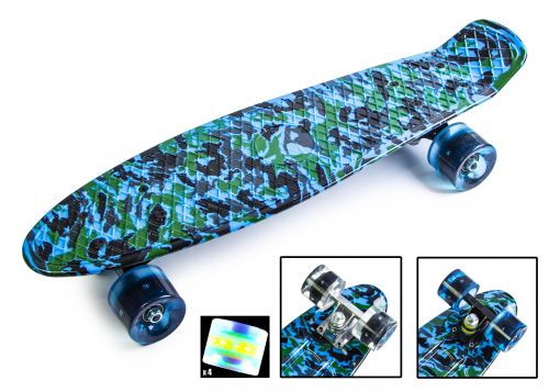 Картинка товара Penny Board 22" "Military 2" - Светящиеся колёса! (1755348644) на Raspashonka.ua фото 2