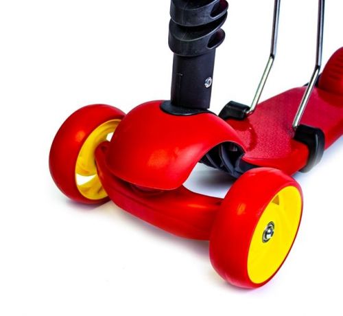 Картинка товара Самокат Scooter Smart 3in1 Красный. Смарт-колеса! (1050639244) на Raspashonka.ua фото 4