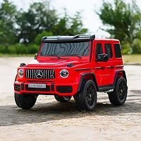 Фото анонса двухместный детский электромобиль m 5880 eblr-3, mercedes g63 amg: скорость 12км/ч, 800w, 4x4, usb/sd - красный от интернет магазина Raspashonka.ua