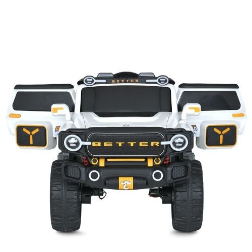 Дитячий електромобіль джип M 5821EBLR-1(24V) BAMBI RACER білий фото 7