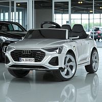 Детский электромобиль джип M 5899 EBLRS-11 AUDI серый