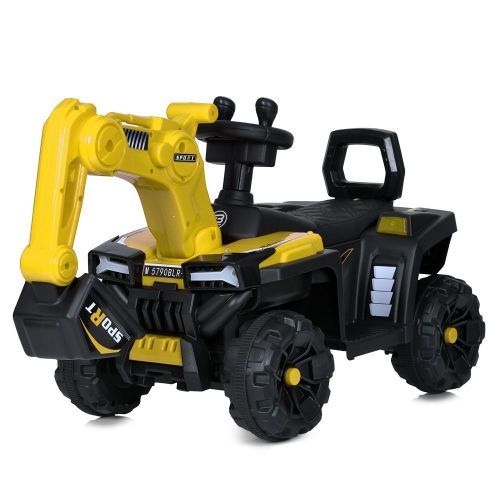 Картинка товара Детский экскаватор M 5790 BLR-6, BAMBI RACER: 70W, 5 км/ч, 6V 7А - ЖЕЛТЫЙ на Raspashonka.ua фото 2