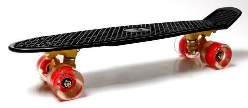 Картинка товара Penny Board 22" Black Светящиеся колёса! (1454088164) на Raspashonka.ua фото 3