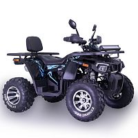 Фото анонса бензиновый квадроцикл sharx 200 - черный с голубым от интернет магазина Raspashonka.ua