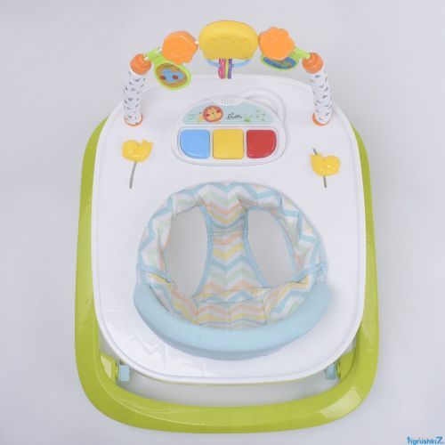 Картинка товара Детские ходунки JOY W 41202 (1): муз. панель, свет: БЕЛО-САЛАТОВЫЕ на Raspashonka.ua фото 6