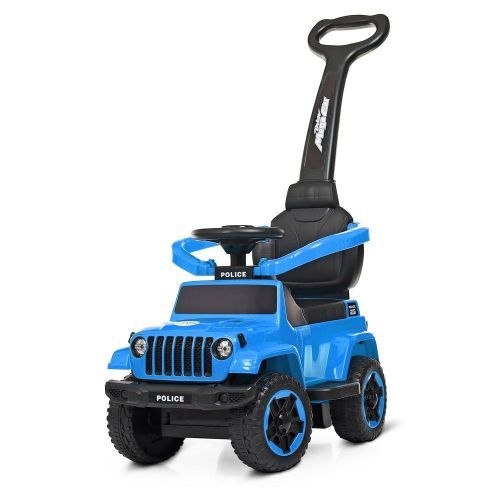 Картинка товара Детская машина каталка-толокар Bambi M 4288-12: родительская ручка, USB, MP3  - ГОЛУБОЙ на Raspashonka.ua фото 2