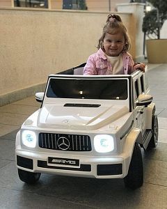 Детский электромобиль Mercedes-Benz S306 - БЕЛЫЙ