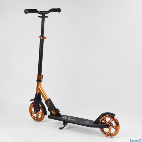 Картинка товара Самокат Best Scooter S-40388 (2) колеса PU, d колес - 180мм, 1 амортизатор передний, ЧЁРНЫЙ на Raspashonka.ua фото 3