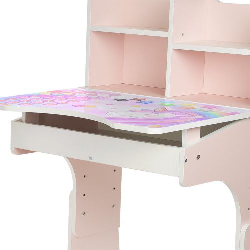 Картинка товара Детская парта Bambi Единорог B 2071-42-5: РОЗОВЫЙ на Raspashonka.ua фото 4