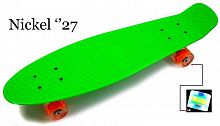 Фото анонса penny board nickel 27" green - светящиеся колёса! (1429120289) от интернет магазина Raspashonka.ua