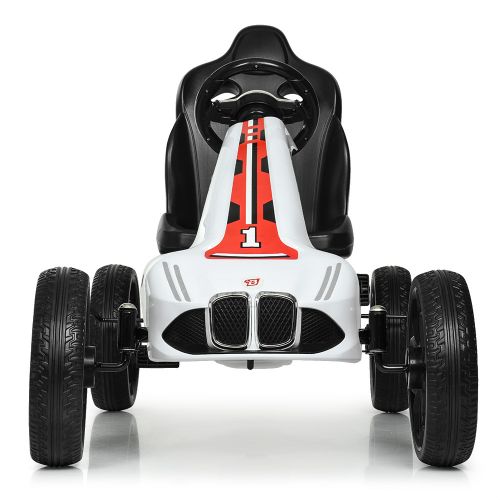 Детский педальный картинг BAMBI M 5393E-1: БЕЛЫЙ фото 4