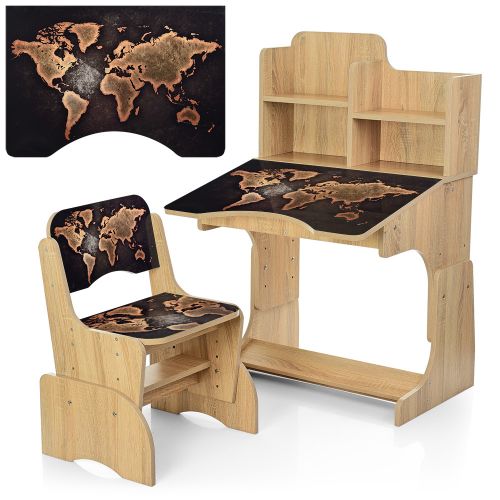 Картинка товара Детская парта Bambi "Карта" B 2071-44-1: ДЕРЕВО на Raspashonka.ua фото 2