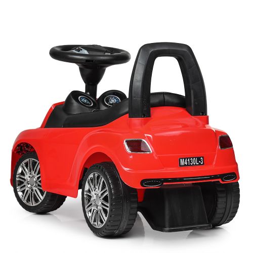 Картинка товара Детская машина-толокар Bambi M 4130 L-3: муз. панель, эко-кожа - КРАСНАЯ на Raspashonka.ua фото 5