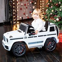 Детский электромобиль джип M 4179 EBLR-1 MERCEDES белый