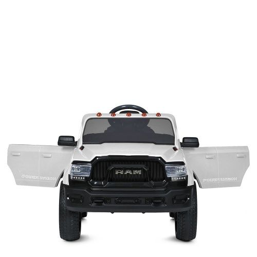 Детский электромобиль джип M 5766 EBLR-1 BAMBI RACER белый фото 8