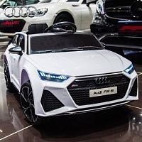 детский электромобиль audi rs6 pa.brd-2118.bia: 70w, 6км/ч - белый - Raspashonka.ua