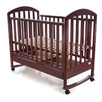 Фото анонса детская кроватка baby care bc-900вс ламель r - темный орех от интернет магазина Raspashonka.ua