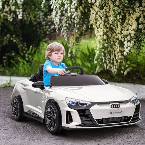 Детский электромобиль M 4938 EBLR-1 AUDI белый  фото 21