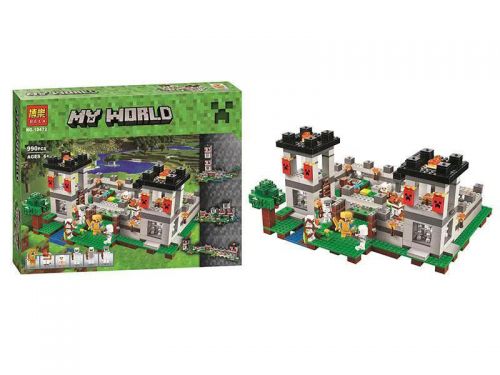 Картинка товара Конструктор BELA 10472 "крепость" LEGO МАЙНКРАФТ, MINECRAFT, 990 деталей на Raspashonka.ua фото 2