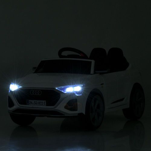 Детский электромобиль джип M 5899 EBLR-1 AUDI серый фото 3
