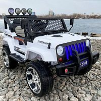  Детский электромобиль Jeep 2388 EBLR-1 БЕЛЫЙ