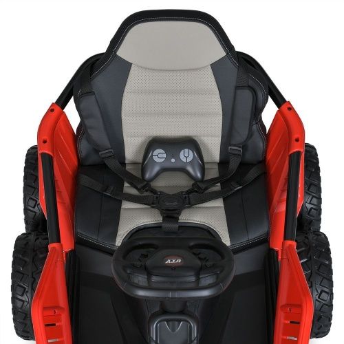 Детский электромобиль джип M 5765 EBLR-3 BAMBI RACER красный фото 8