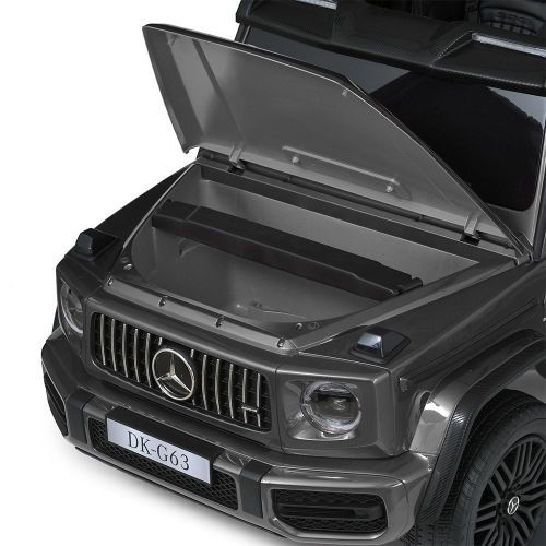 Детский электромобиль джип M 5880 EBLRS-11 MERCEDES серый металлик фото 12