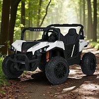 детский электромобиль м 5911 eblr-1-2(24v), bambi racer: 24v 7а, пульт 2,4g, 2*150w, eva - черно-белый - Raspashonka.ua