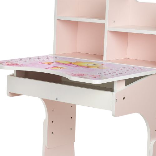 Картинка товара Детская парта Bambi "Мишка" B 2071-55-6 : РОЗОВАЯ на Raspashonka.ua фото 4