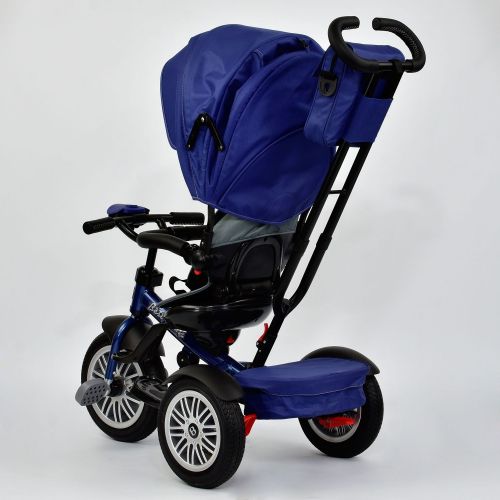 Картинка товара Детский 3-х колесный велосипед BEST TRIKE 6188 В - 8340: надувные колеса, фара, кожаный бампер - СИНИЙ на Raspashonka.ua фото 6