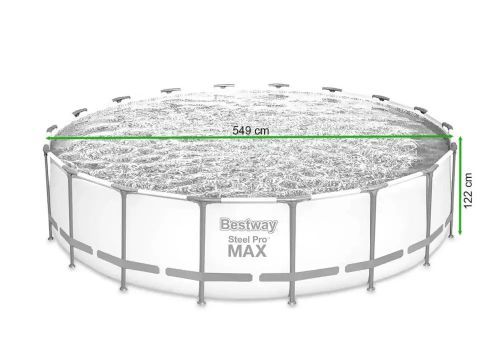 Картинка товара Бассейн карасный Bestway Steel Pro MAX 56462: на 23062 литра, 549-122см на Raspashonka.ua фото 10