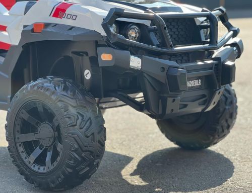 Детский электромобиль джип M 4620 EBLR-1 BAMBI RACER белый фото 18