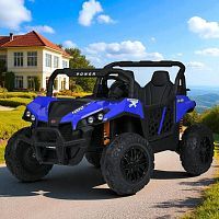 детский электромобиль м 5911 eblr-4-2(24v), bambi racer: 24v 7а, пульт 2,4g, 2*150w, eva - черно-синий - Raspashonka.ua