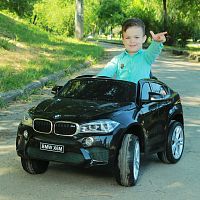 Детский электромобиль джип PA.JJ2199.EXL.CZ BMW черный металлик