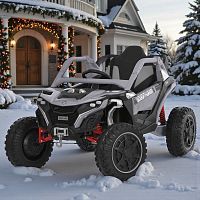 Детский электромобиль джип M 6256 EBLR-11 BAMBI RACER серый