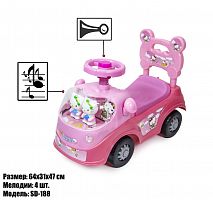 Фото анонса каталка-толокар "hello kitty" 112-pastel pink - розовый от интернет магазина Raspashonka.ua
