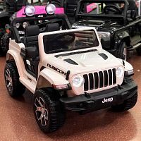 Детский электромобиль джип M 4176 EBLR-1 JEEP белый