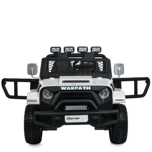 Картинка товара Детский электромобиль M 6108 EBLR-1(24V) BAMBI RACER: двухместный, 24V 7A, 4x90W, кожа - БЕЛЫЙ на Raspashonka.ua фото 5