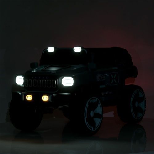 Детский электромобиль джип M 5833EBLR-1 BAMBI RACER черный фото 8