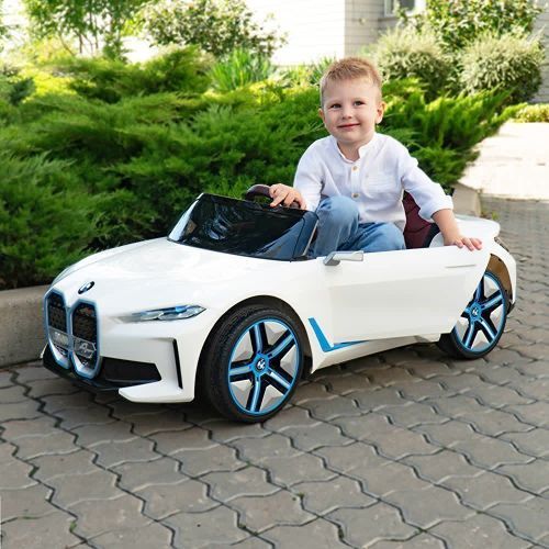 Картинка товара Детский электромобиль JE 1009 EBLR-1 (4WD) BMW i4 - БЕЛЫЙ на Raspashonka.ua фото 2