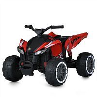 квадроцикл m 5775 e-3 bambi racer: 2х40w, 12v 10ah, 7 км/час - красный - Raspashonka.ua