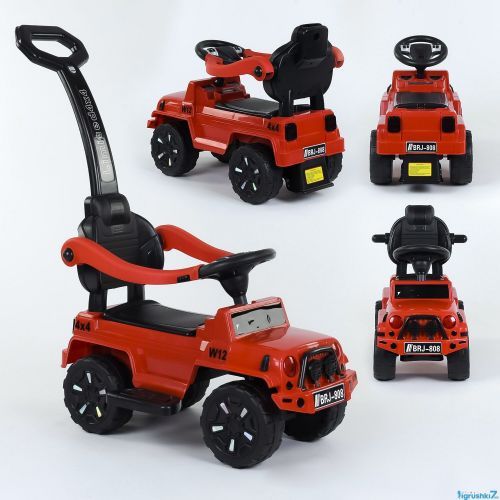 Картинка товара Детская машина-толокар JOY 809 W-5566 (4): РУССКОЕ ОЗВУЧИВАНИЕ, съемный защитный бампер, багажник, КРАСНАЯ на Raspashonka.ua фото 2