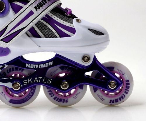 Картинка товара Ролики Power Champs Violet (20262523471-M), колёса полипропилен, Фиолетовые (34-37) на Raspashonka.ua фото 6