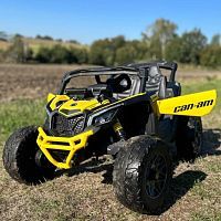 детский электромобиль m 5099 eblr-6(24v), brp can-am:  800w, 12 км/ч, 24v 7а - желтый - Raspashonka.ua