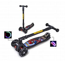 Фото анонса самокат maxi scooter disney marvel "spiderman" с наклоном руля и со складной ручкой (368472785) от интернет магазина Raspashonka.ua