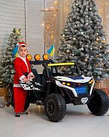 детский электромобиль m 6019 eblr-1, bambi racer: 24v, 2х-местный, 180w, 12км/ч - белый - Raspashonka.ua